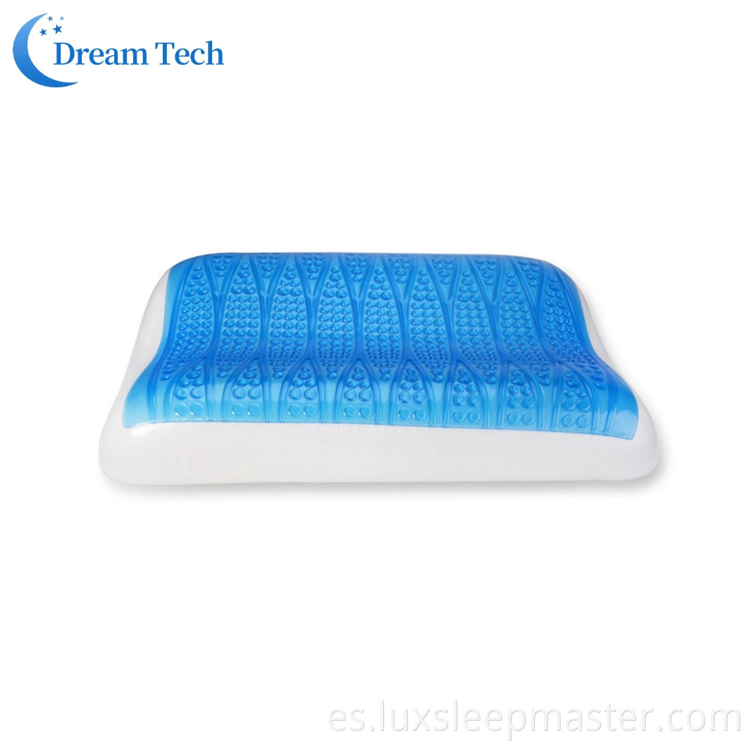 Comfort Summer Silicone Ice Visco Memory Foam Cool Ice Gel Cooling Pillow